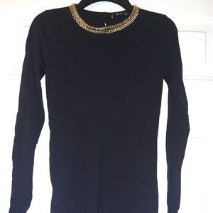Zara Knit, Cardigan, Black, Closet Staple, S, New